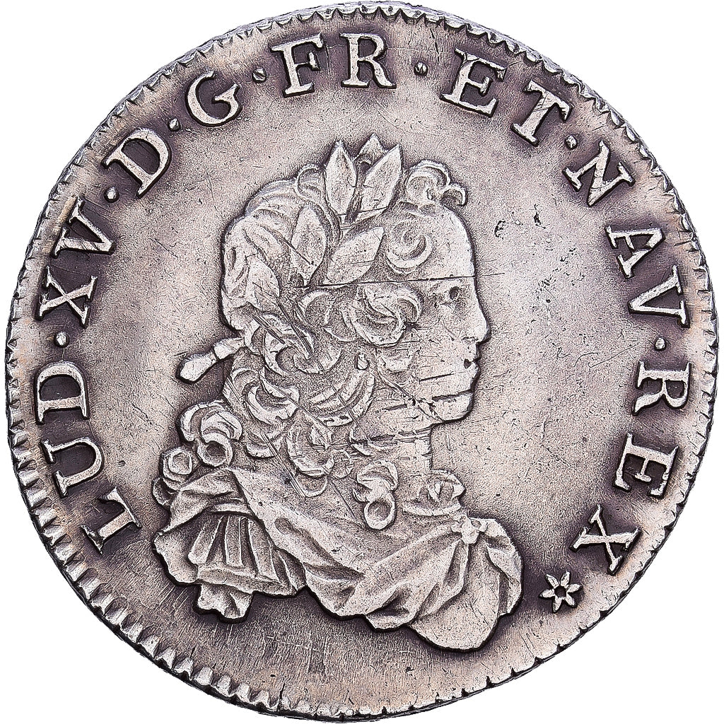 France, Louis XV, 1/3 écu de France, 1721, Caen, Argent, TTB+, Gadoury:306