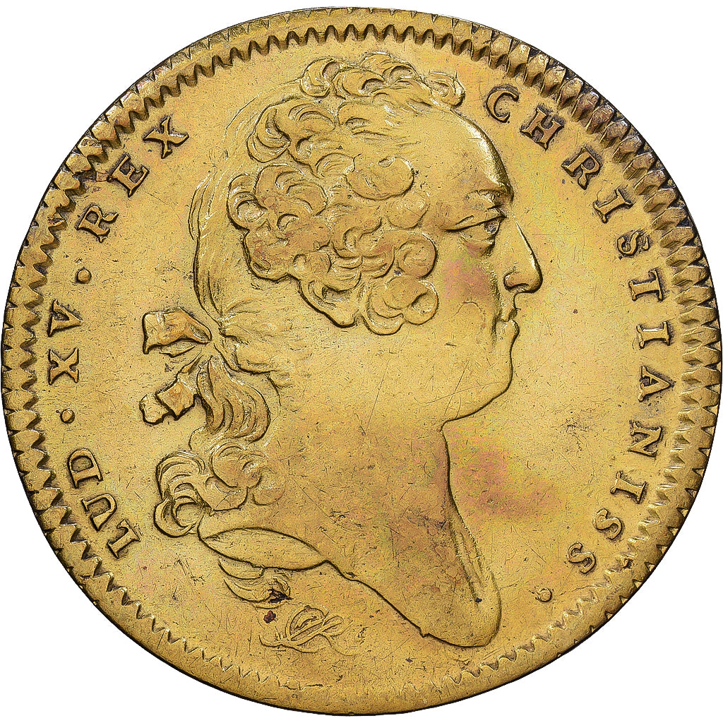 Francia, zeton, Louis XV, États d'Artois, ND (1732), Latón, MBC+