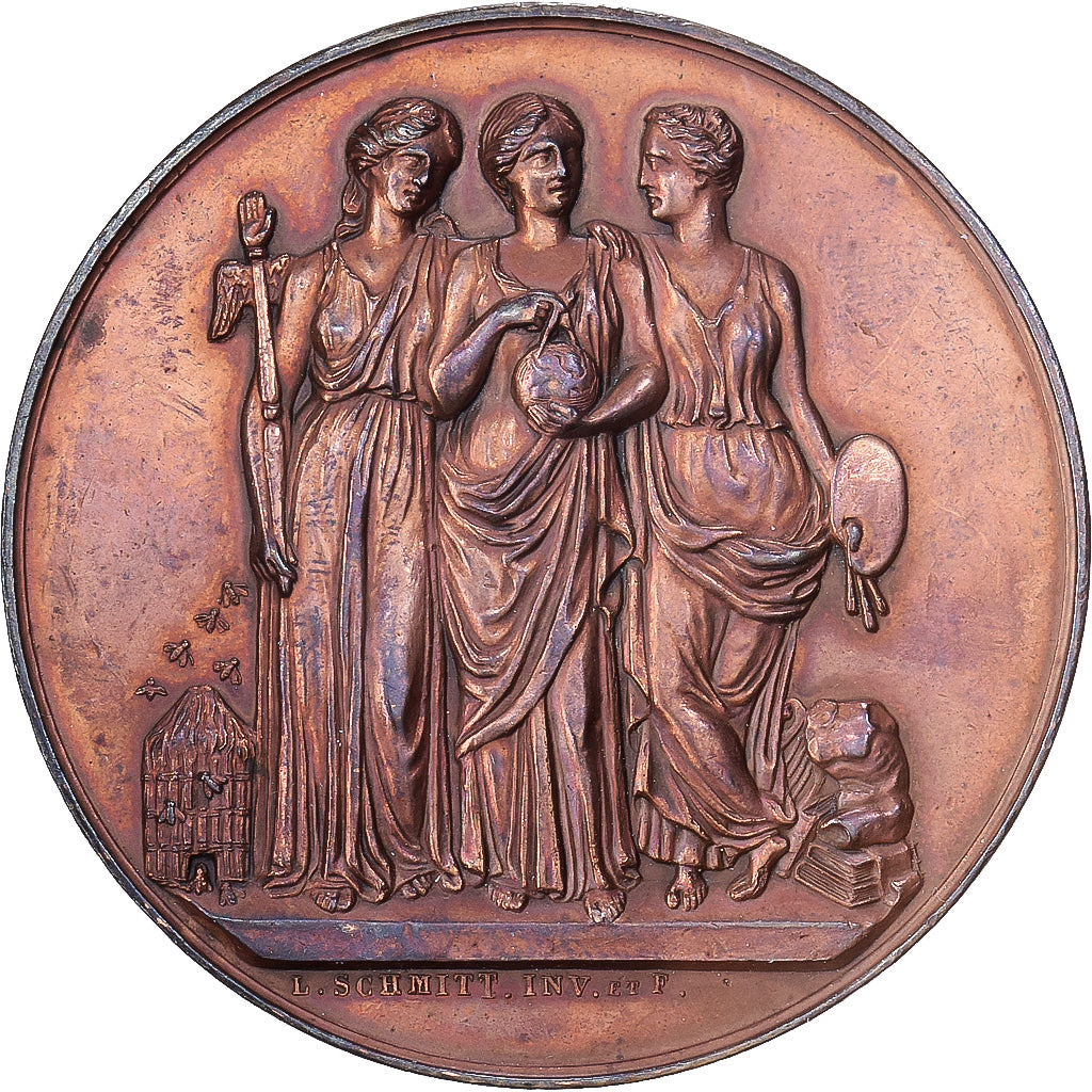 Frankrijk, Medaille, Congrès scientifique de France, Bronzen, PR