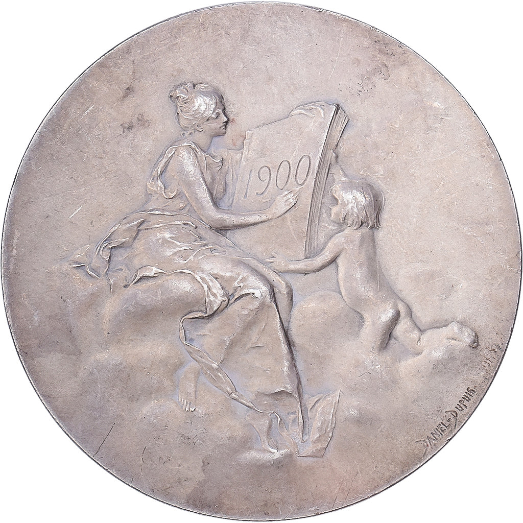 France, Medal, Monnaie de Paris, 1900, Silver, AU(55-58)