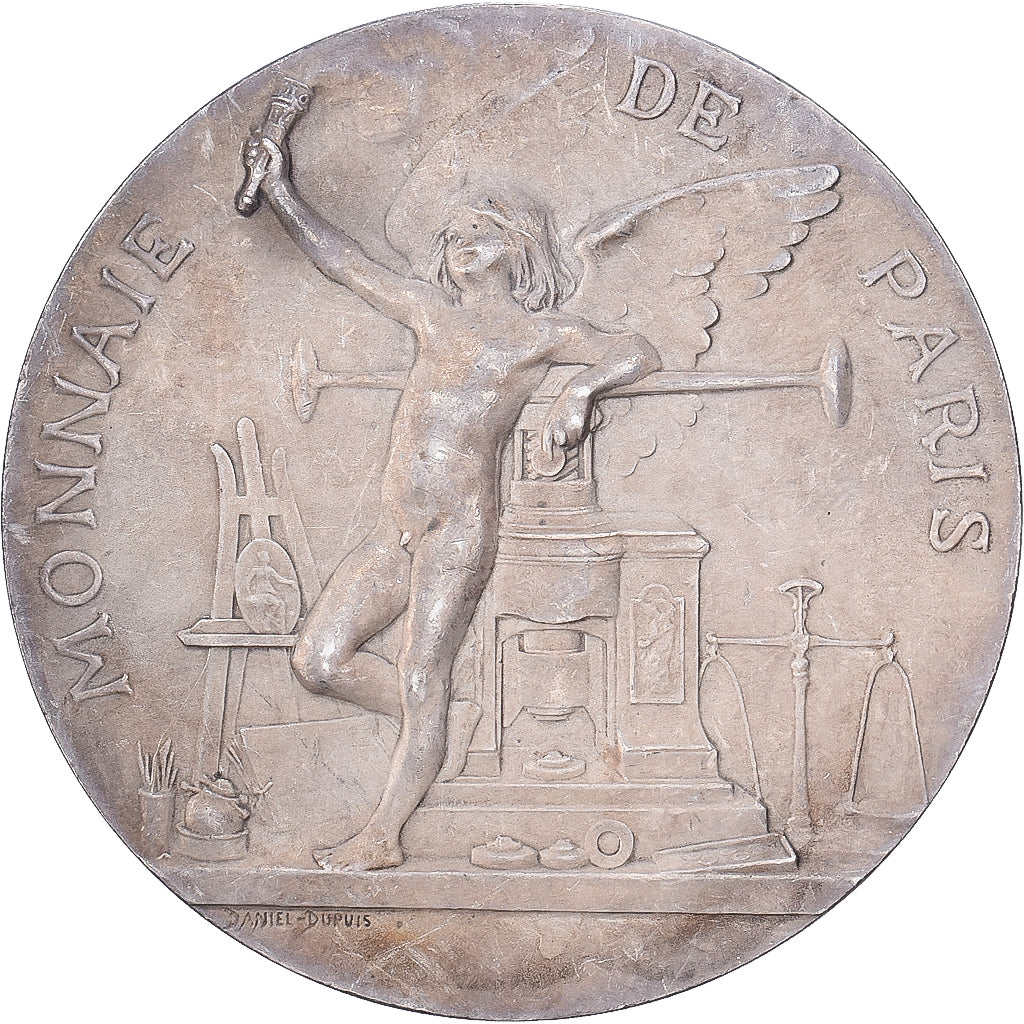 France, Medal, Monnaie de Paris, 1900, Silver, AU(55-58)