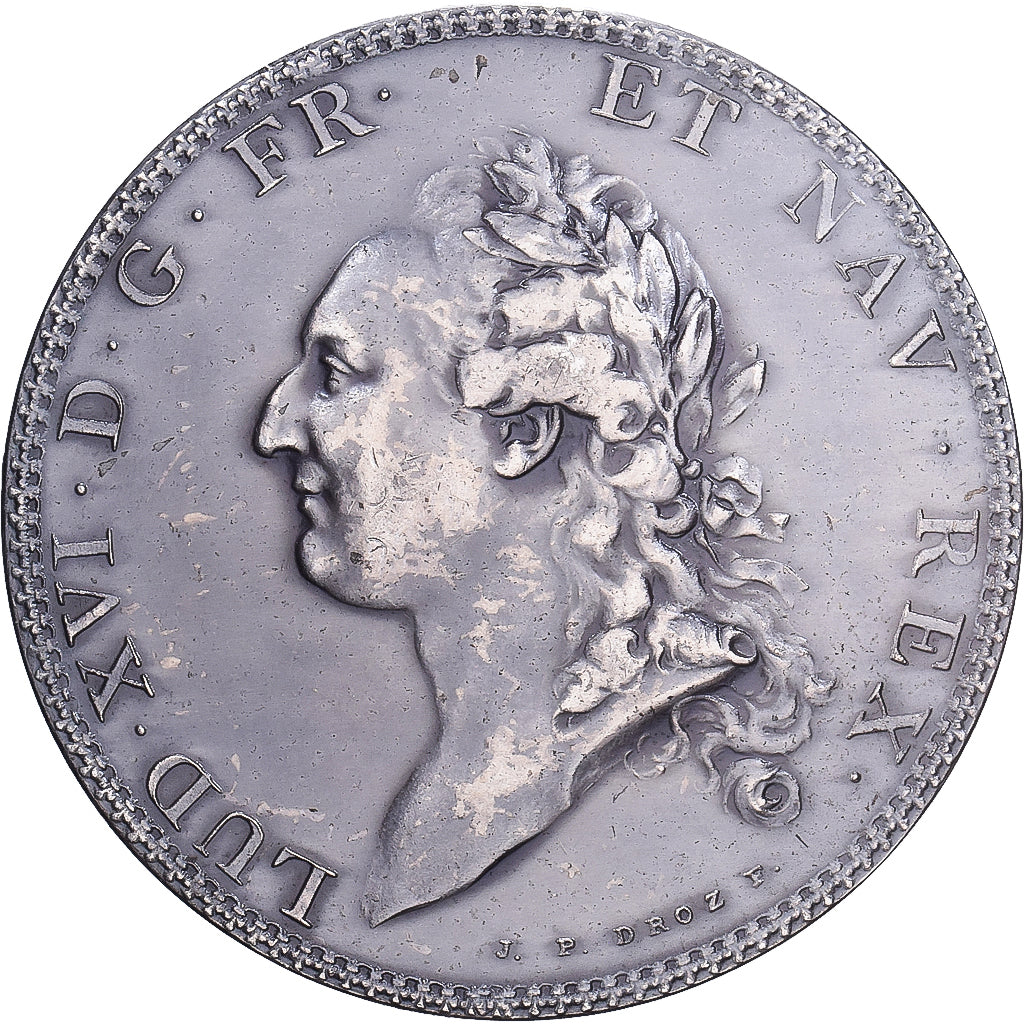 Frankrijk, Medaille, Louis XVI, Reproduction de l'Ecu de Calonne 1786, 1989