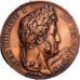 France, Médaille, Louis-Philippe Ier, Bronze coulé, SUP