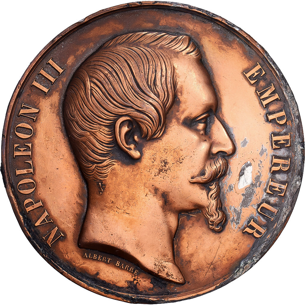 Frankrijk, Medaille, Napoléon III, Zinc, PR