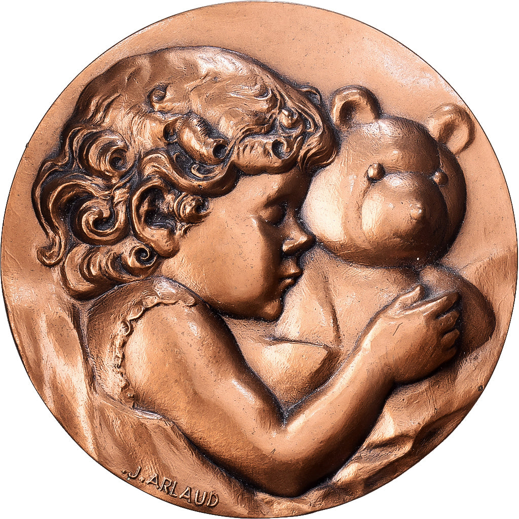 Francia, medalla, 1996, Bronce, Arlaud, Unicef, SC