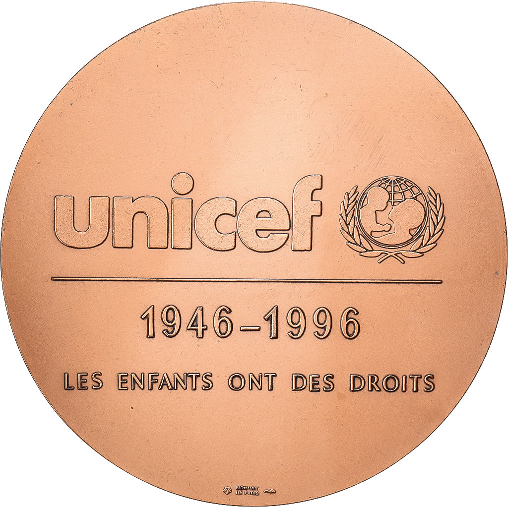 Francia, medalla, 1996, Bronce, Arlaud, Unicef, SC