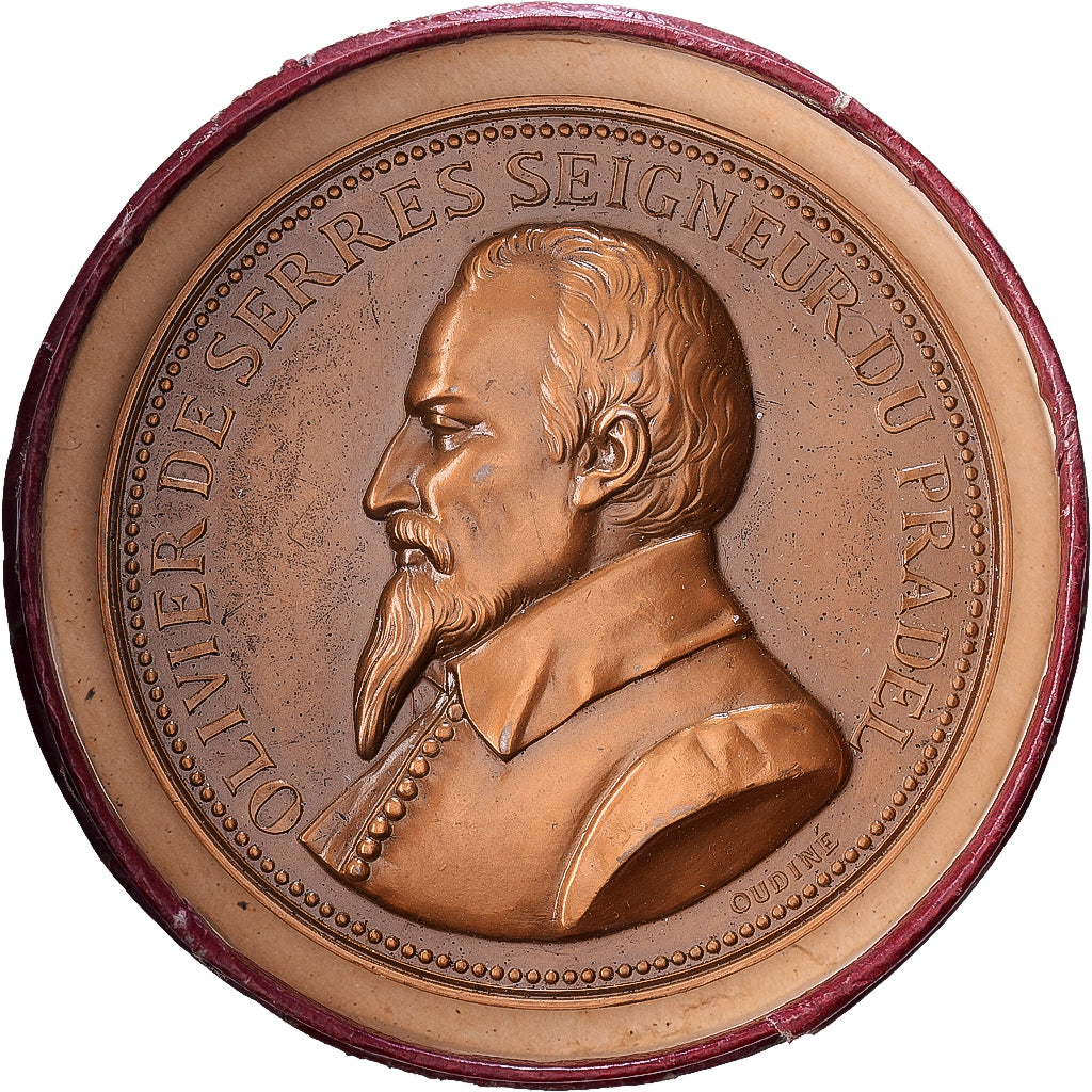 França, medalha, Olivier de Serres, Chambre d'agriculture d'Indre-et-Loire