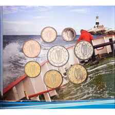REPUBLIEK IERLAND, Set 1 ct. - 2 Euro, 2017, Sandyford, n.v.t., FDC