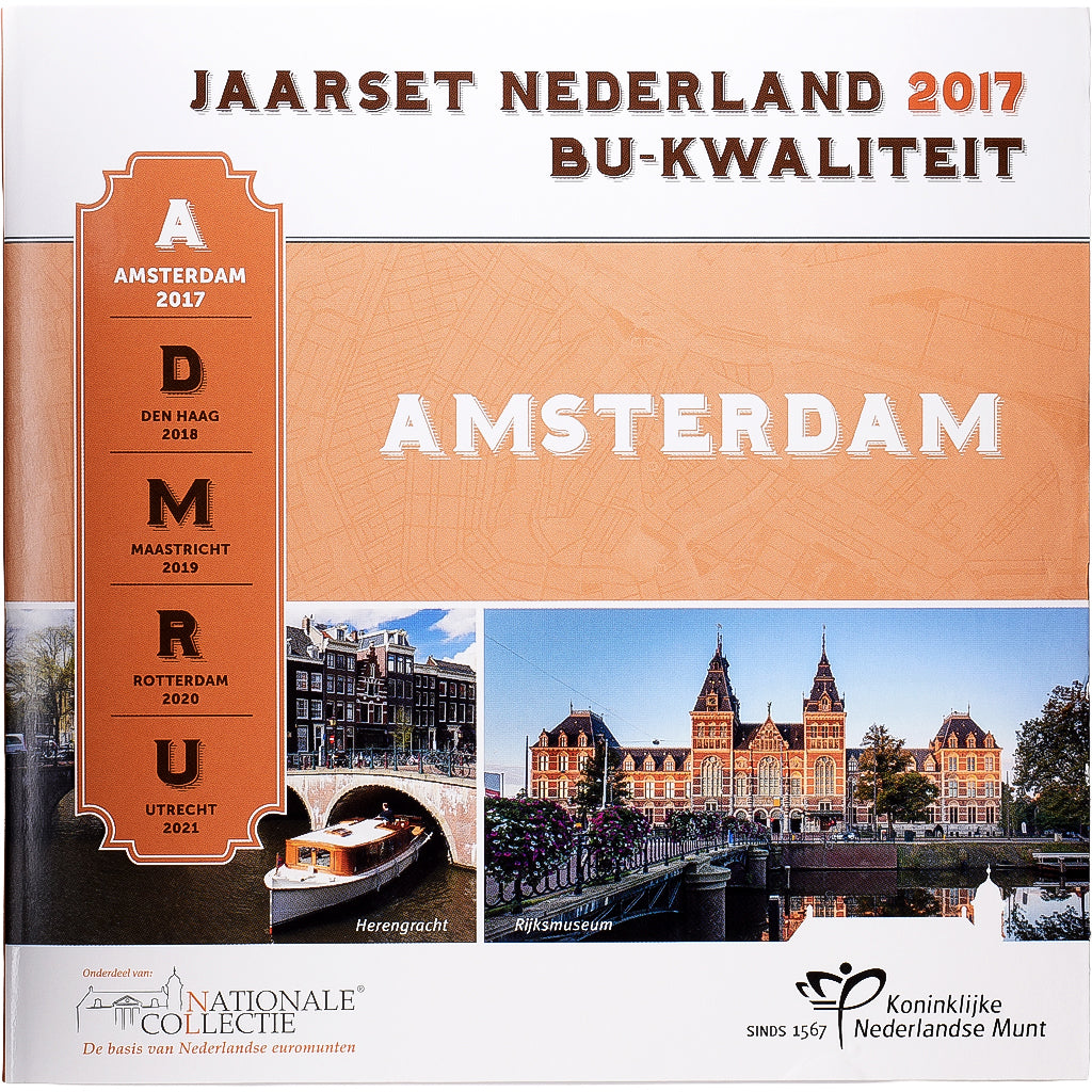 Niederlande, Set 1 ct. - 2 Euro, Amsterdam, BU, 2017, Utrecht, STGL