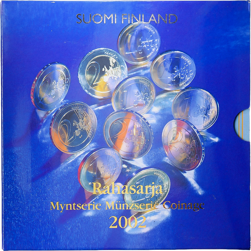 Finland, Set 1 ct. - 2 Euro + Token, BU, 2002, Rahapaja Oy, n.v.t., FDC