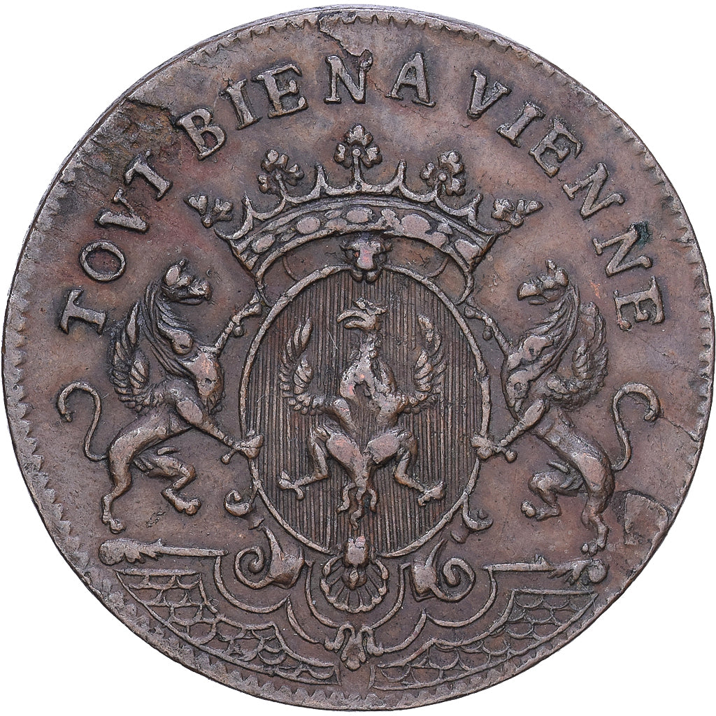 Frankrijk, Token, Louis, marquis de Vienne, 1722, Koper, ZF