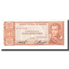 Billet, Bolivie, 50 Pesos Bolivianos, L.1962, KM:162a, NEUF