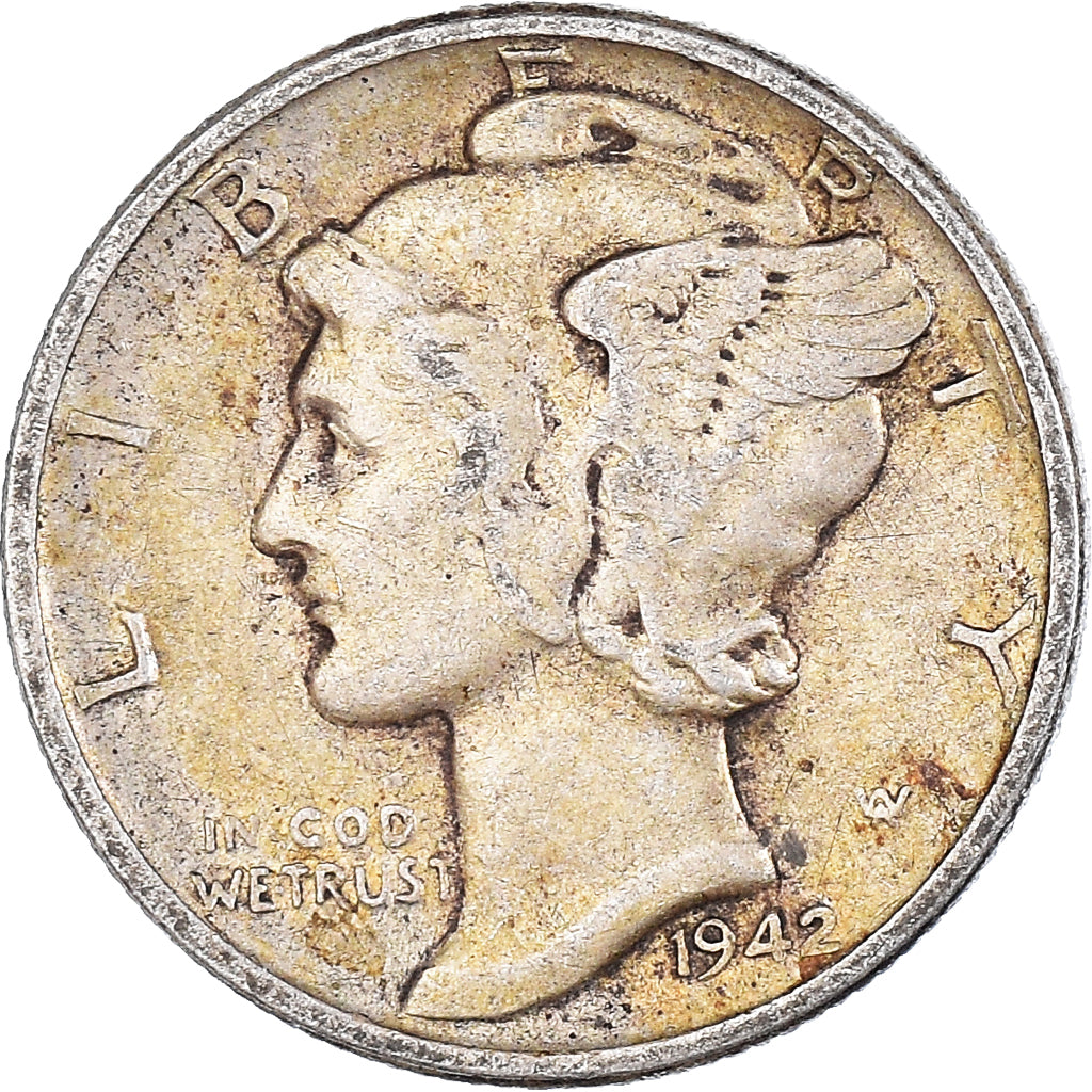 Moneda, Estados Unidos, Dime, 1942