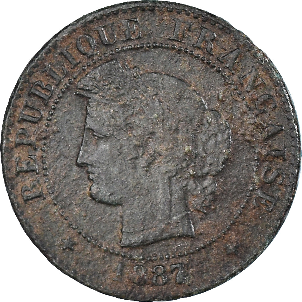 Monnaie, France, Centime, 1887