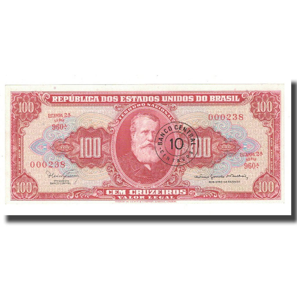 Banknote, Brazil, 100 Cruzeiros, KM:170c, UNC(65-70)