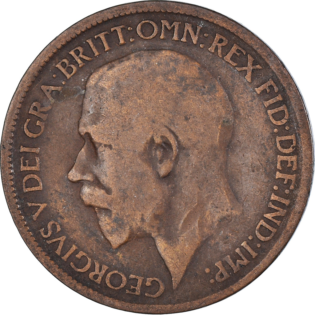 Coin, Great Britain, 1/2 Penny, 1918