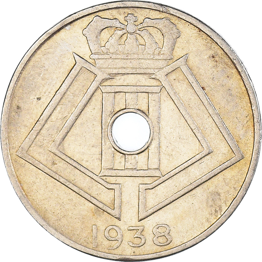 Moneda, Bélgica, 5 Centimes, 1938