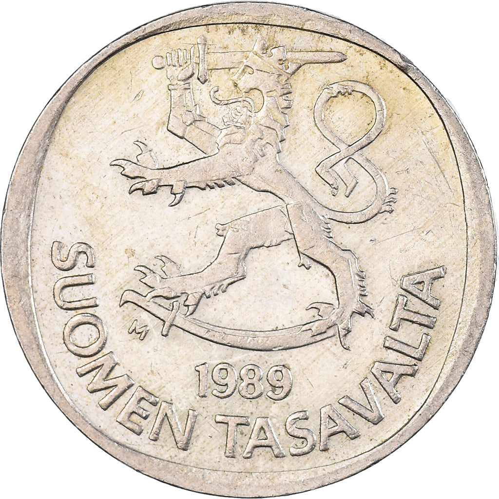 Moneda, Finlandia, Markka, 1989