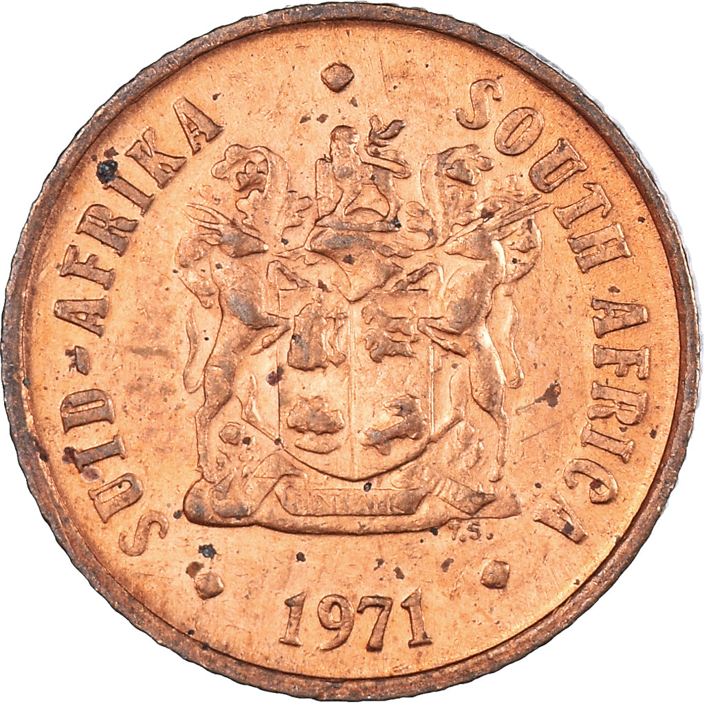 Moneda, Sudáfrica, Cent, 1971