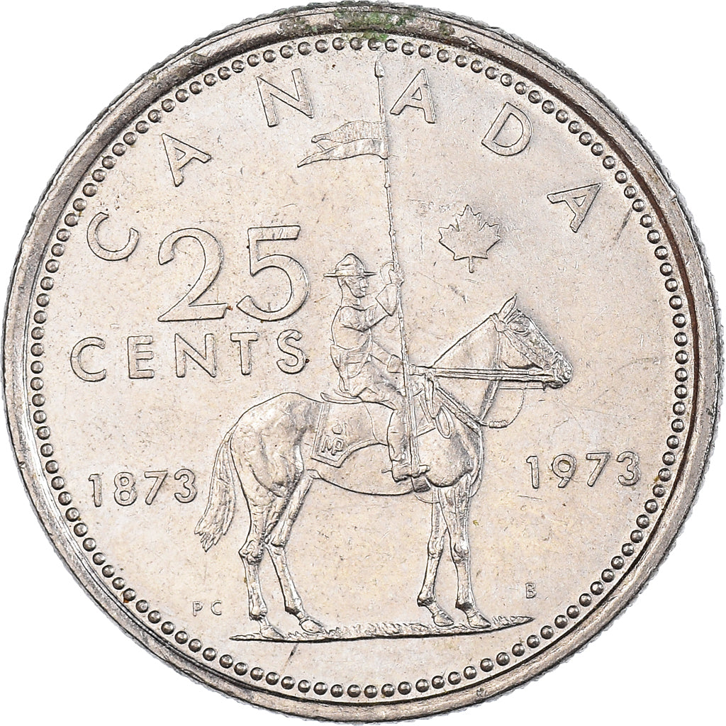 Monnaie, Canada, 25 Cents, 1973