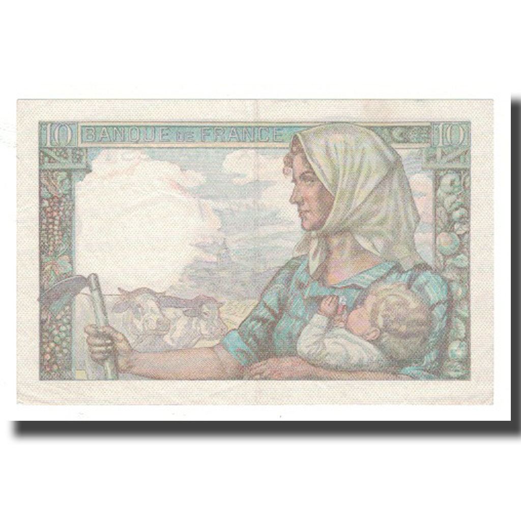 France, 10 Francs, Mineur, 1946, 1946-09-26, AU(55-58), Fayette:8.15, KM:99e