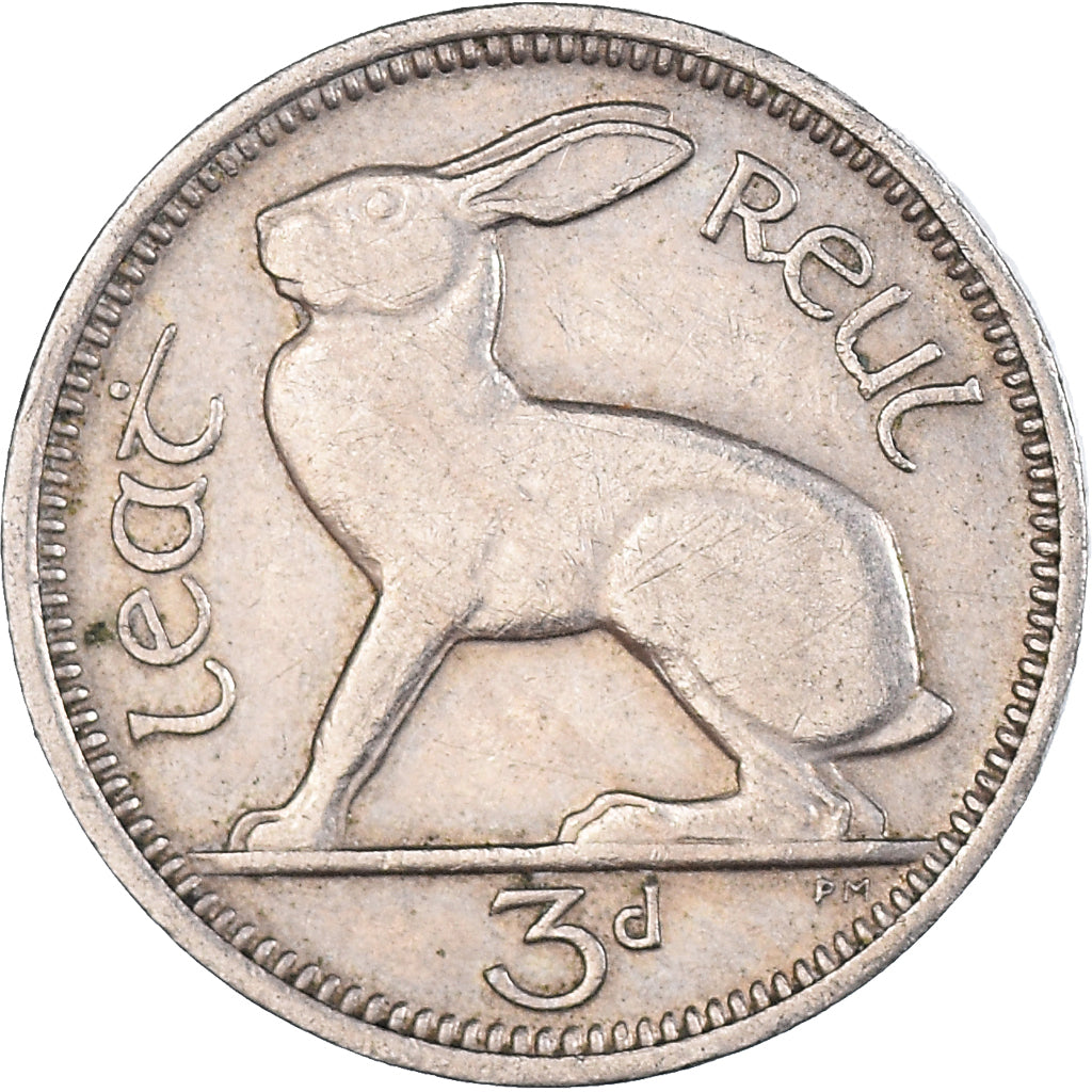 Münze, IRELAND REPUBLIC, 3 Pence, 1968