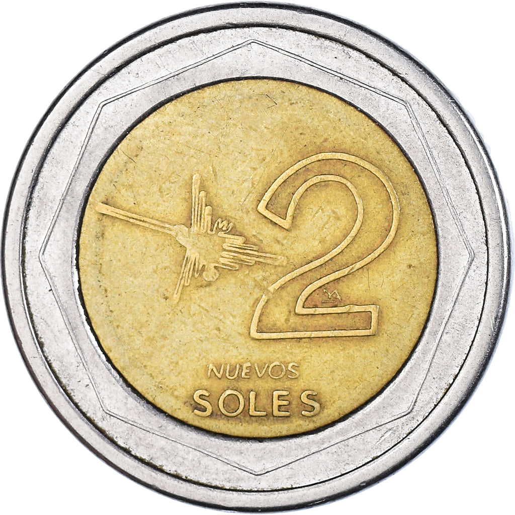 Münze, Peru, 2 Nuevos Soles, 2005