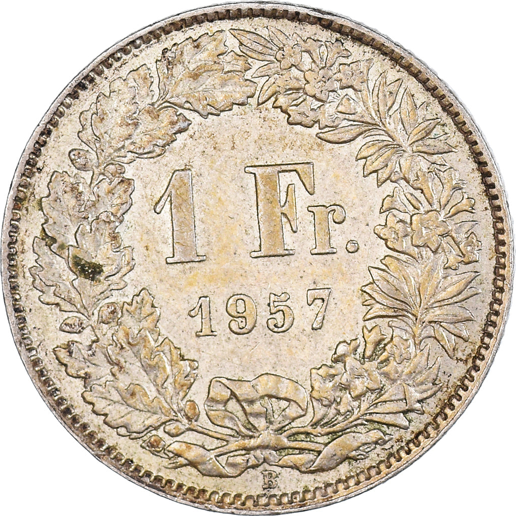 Moeda, Suíça, Franc, 1957