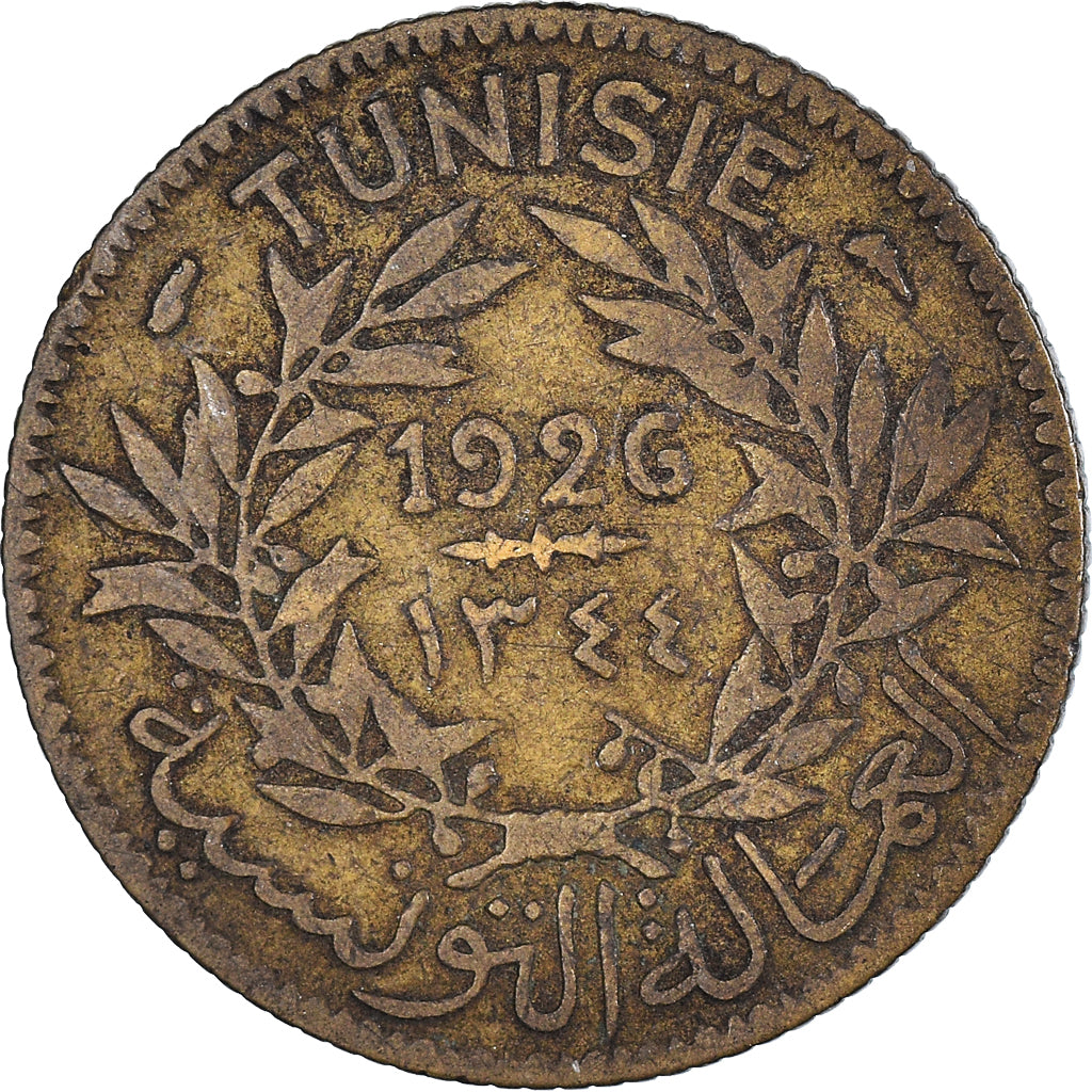 Moneta, Tunisia, Franc, 1926