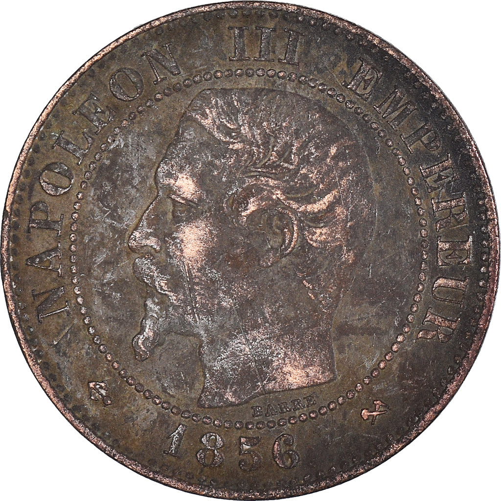 Münze, Frankreich, 2 Centimes, 1856