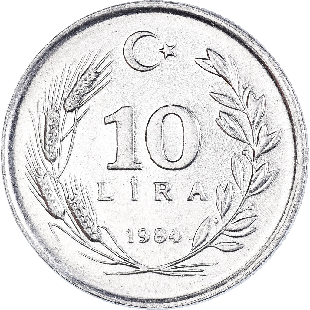 Münze, Türkei, 10 Lira, 1984