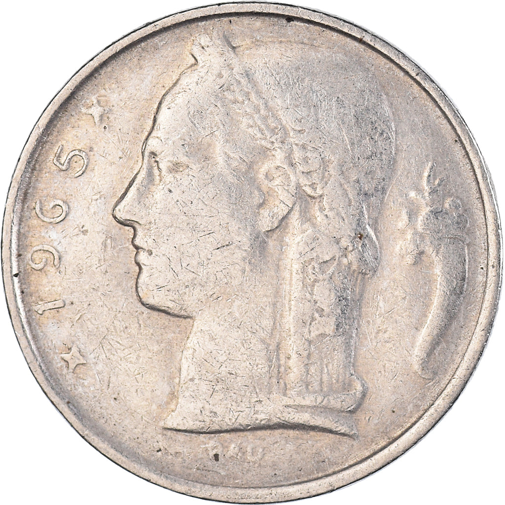 Moneta, Belgia, 5 Francs, 5 Frank, 1965
