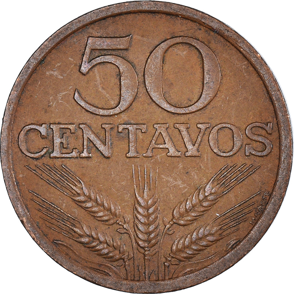 Moeda, Portugal, 50 Centavos, 1975