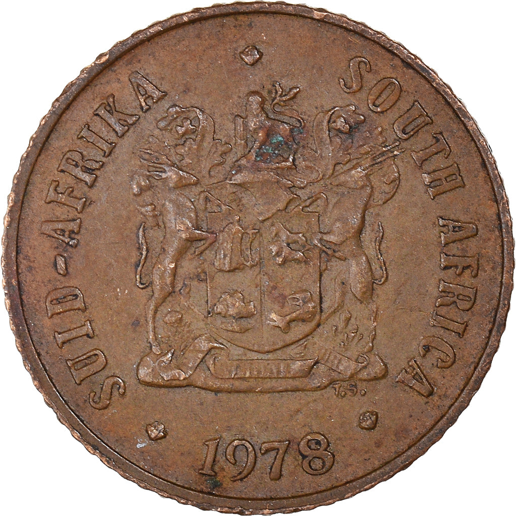 Moeda, África do Sul, Cent, 1978