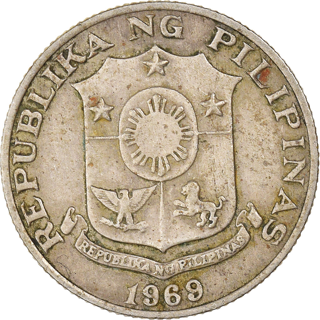 Moneda, Filipinas, 10 Sentimos, 1969