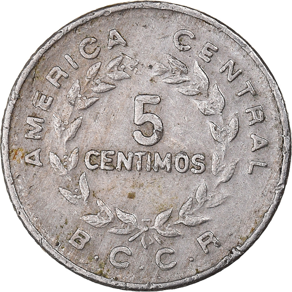 Monnaie, Costa Rica, 5 Centimos, 1973