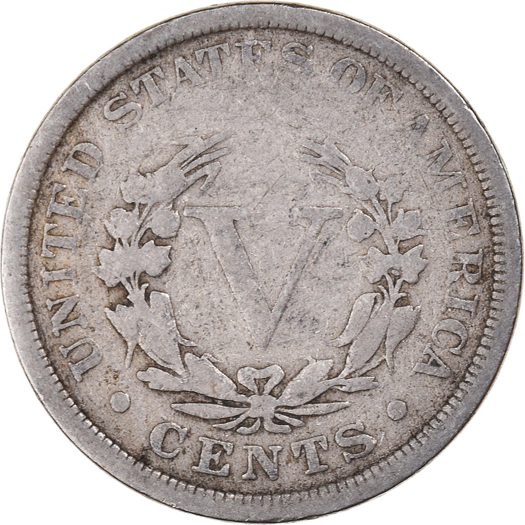 Coin, United States, 5 Cents, 1902