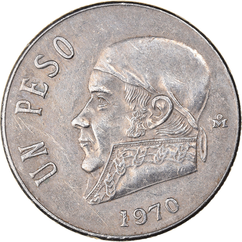 Moneta, Mexico, Peso, 1970