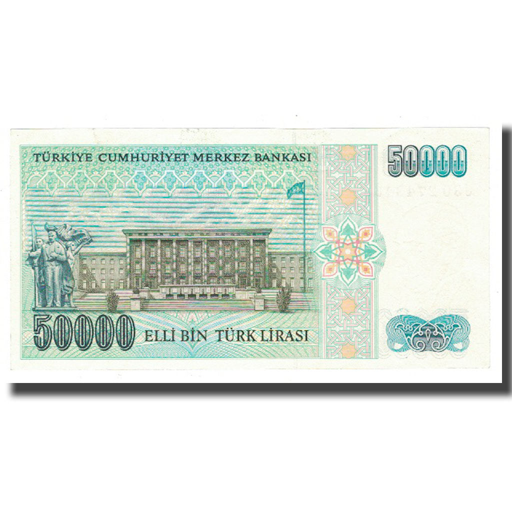 Geldschein, Türkei, 50,000 Lira, 1970, 1970-01-14, KM:203a, SS+