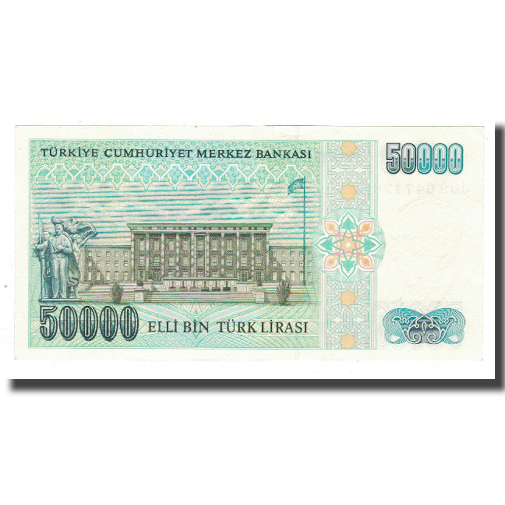 Banknote, Turkey, 50,000 Lira, 1970, 1970-01-14, KM:203a, UNC(63)