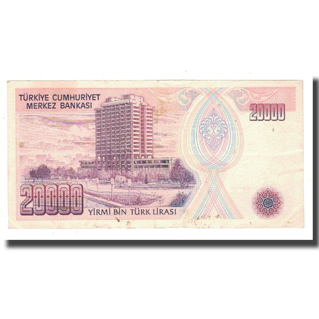 Billet, Turquie, 20,000 Lira, 1970, 1970-01-14, KM:201, B+