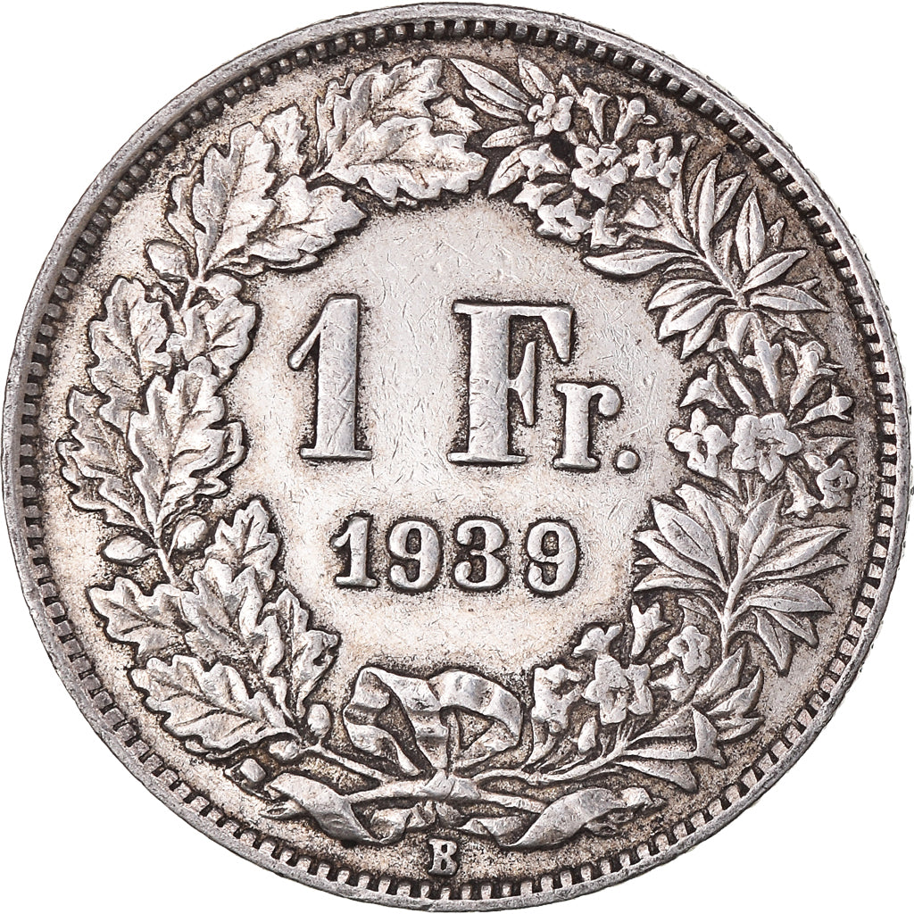 Moneda, Suiza, Franc, 1939