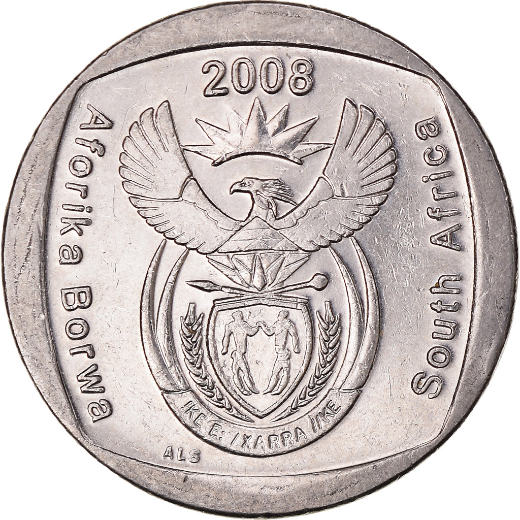 Moeda, África do Sul, 2 Rand, 2008