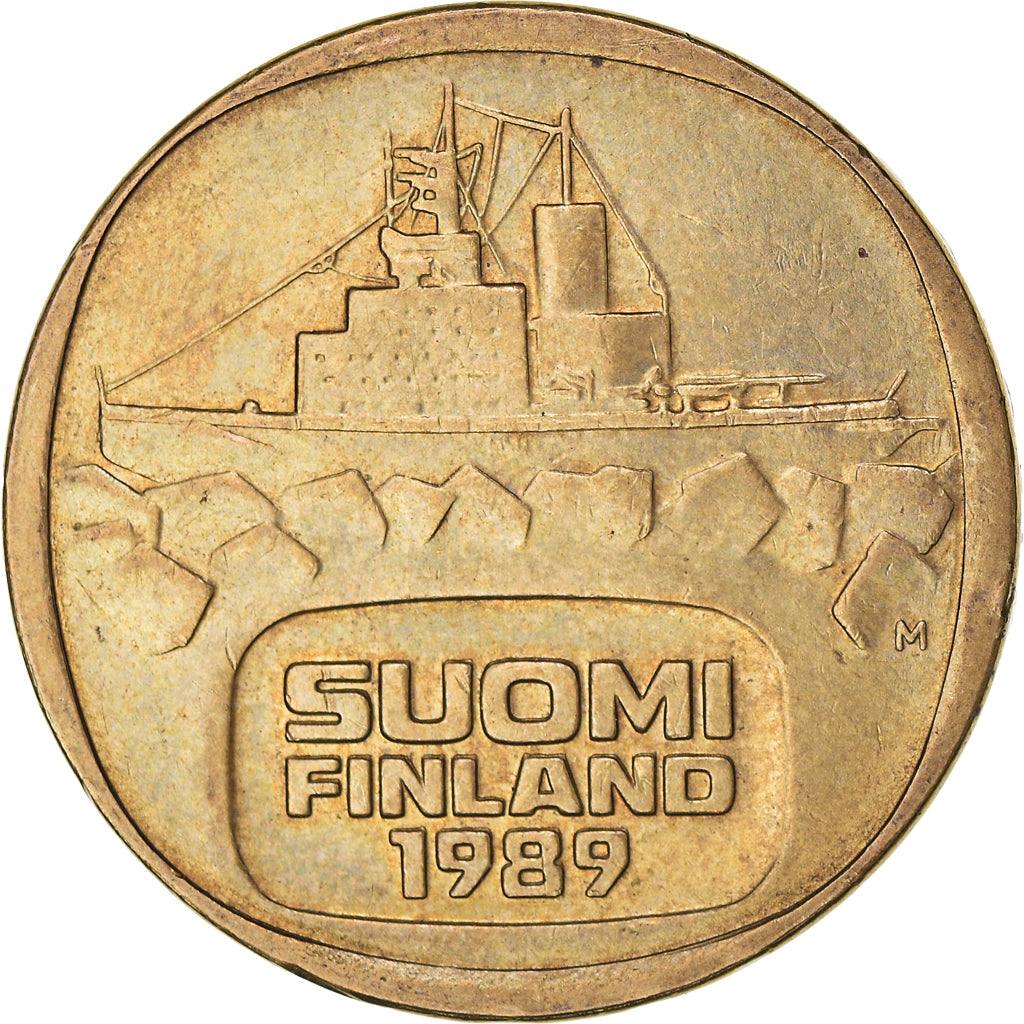 Munten, Finland, 5 Markkaa, 1989