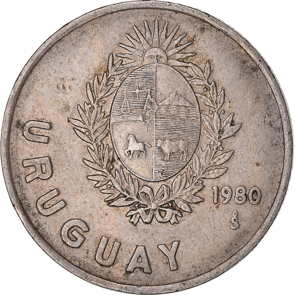 Moneda, Uruguay, Nuevo Peso, 1980
