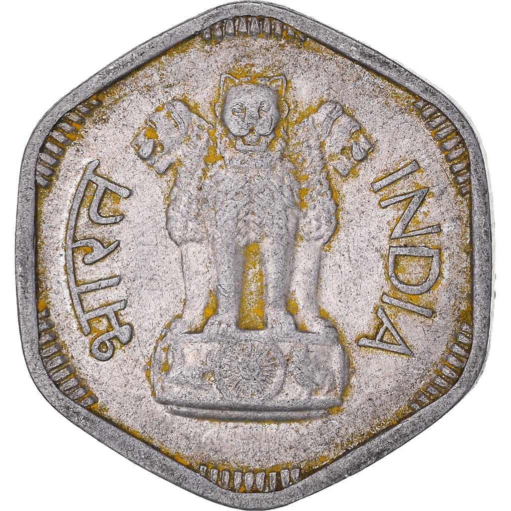 Münze, India, 3 Paise, 1964