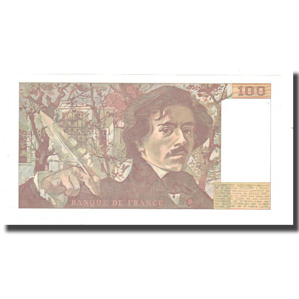 France, 100 Francs, 1991, UNC(65-70), Fayette:69bis.3c1, KM:154f