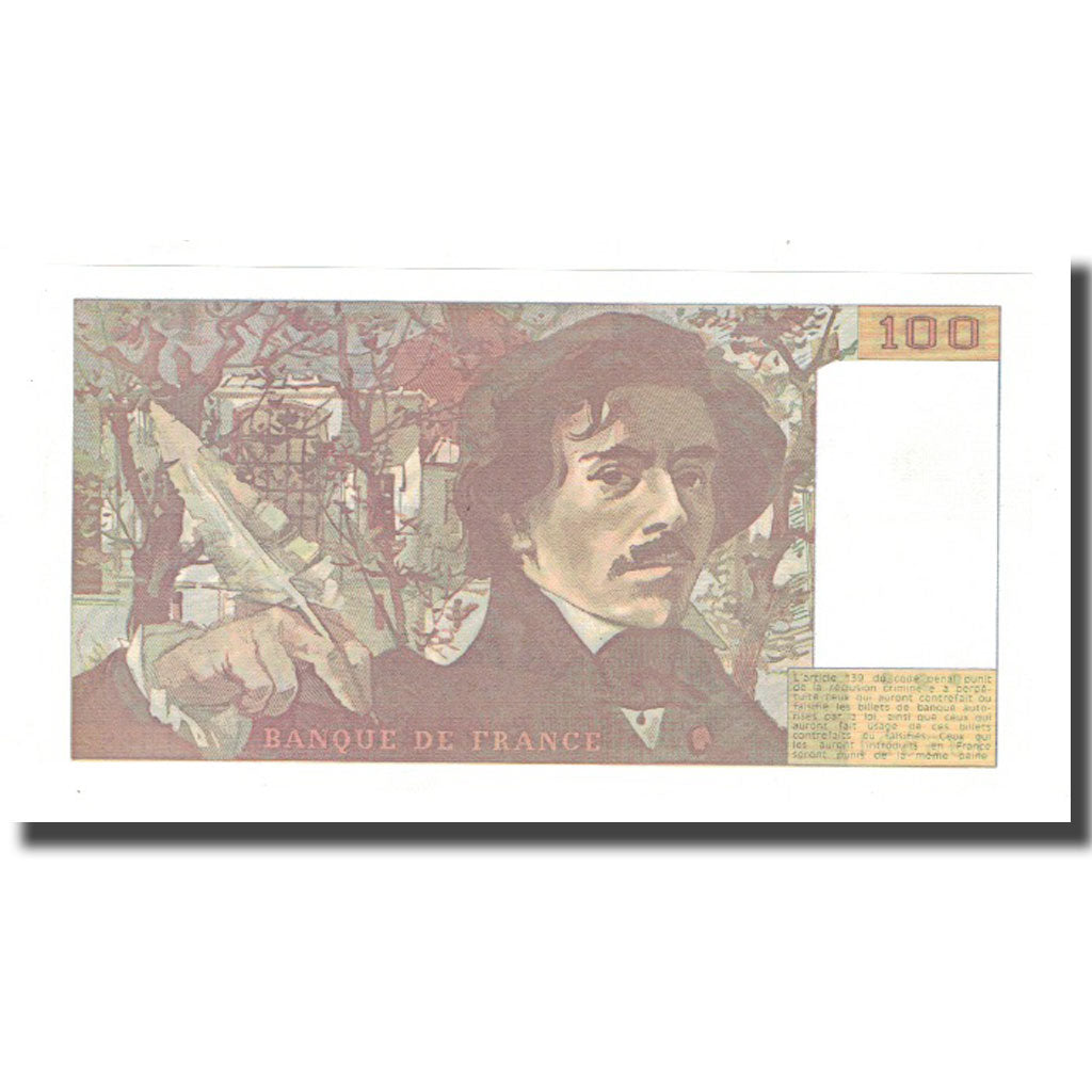 France, 100 Francs, 1990, UNC(65-70), Fayette:69bis.2b, KM:154e