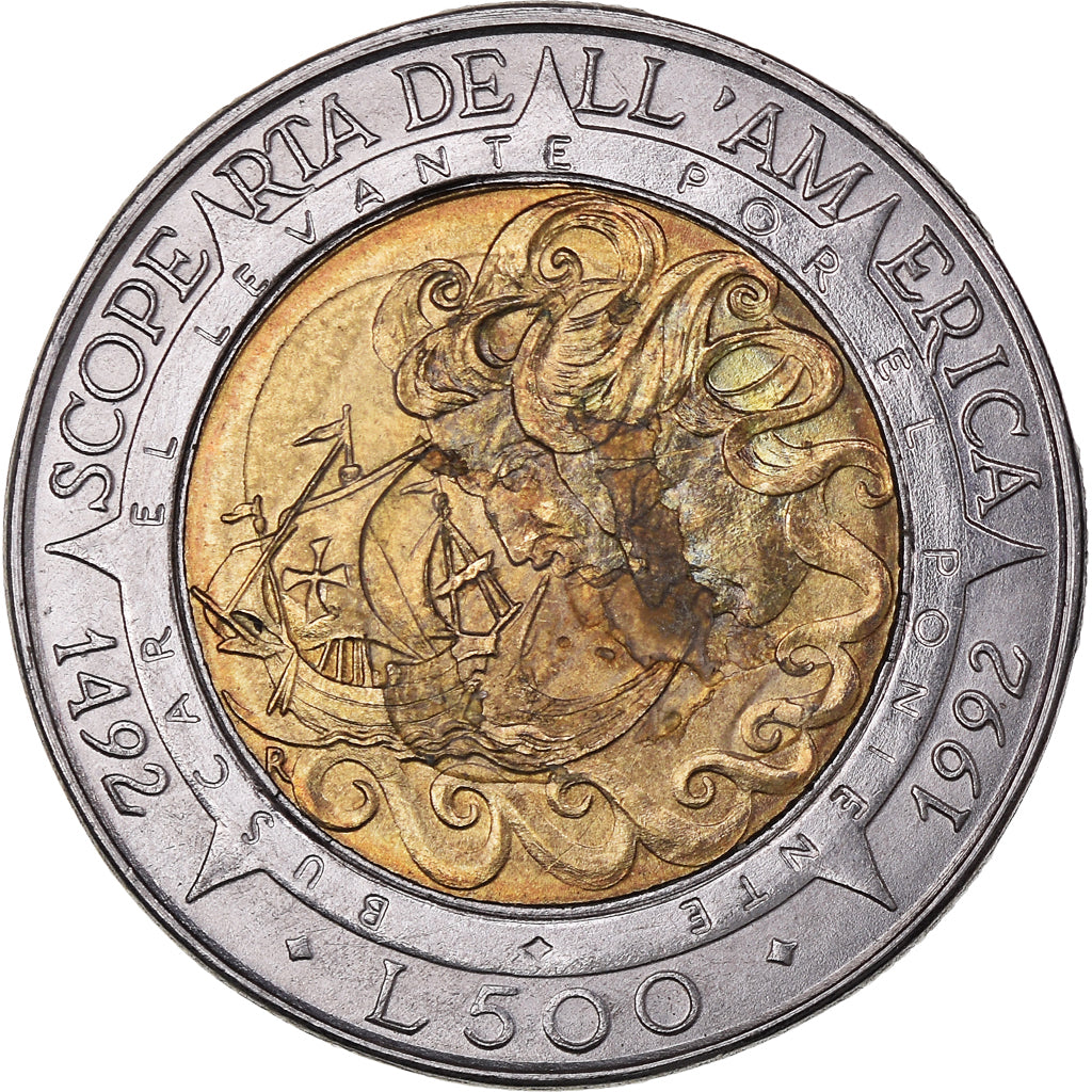 Moneta, San Marino, 500 Lire, 1992