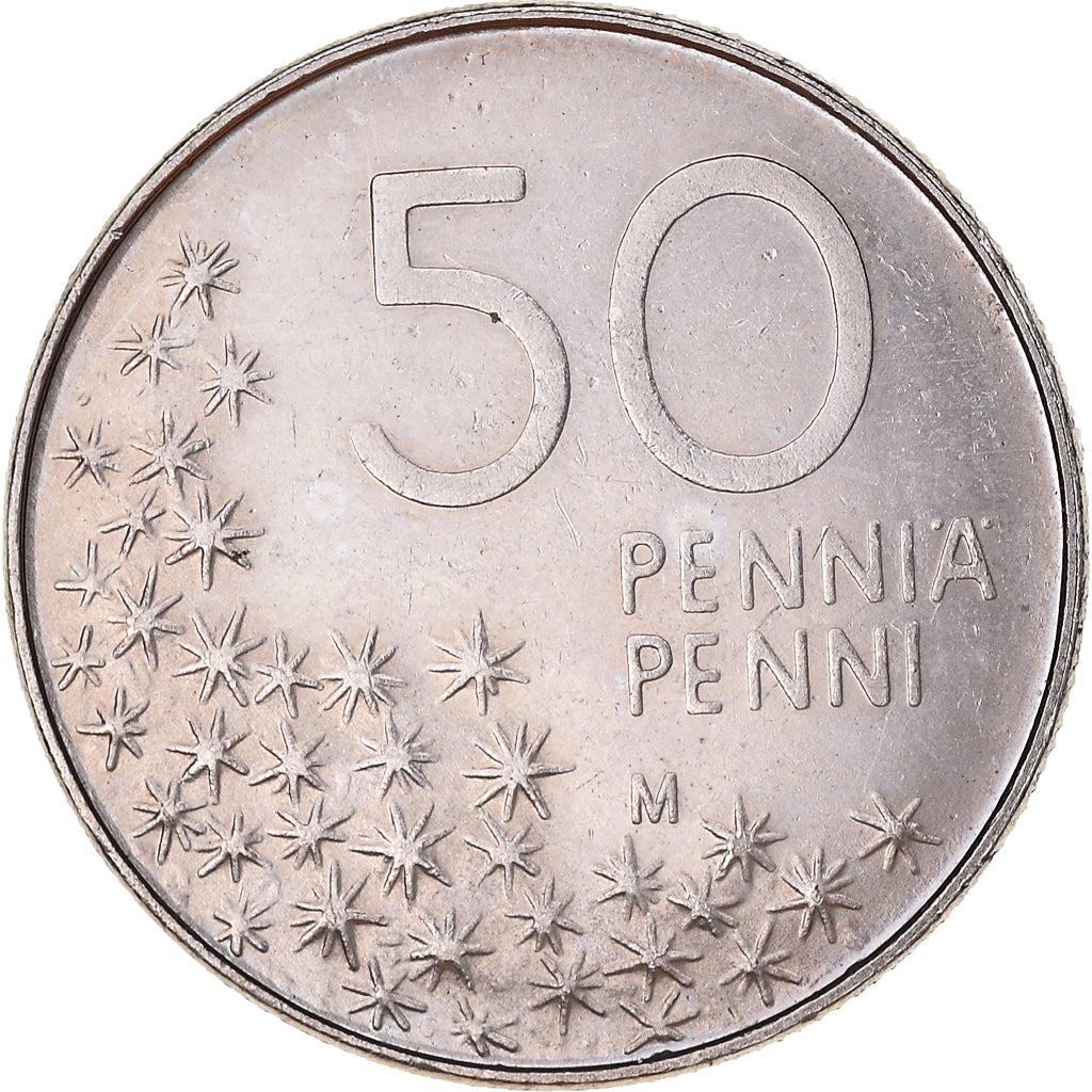 Munten, Finland, 50 Penniä, 1991